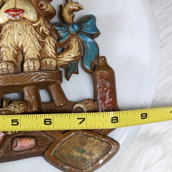 Sexton Wall Decor Sexton Vintage Retro Cast Metal Wall Plaque Girl